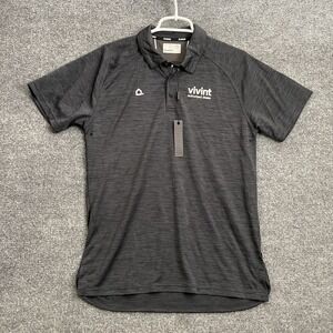 Vivint Smarthome Polo Shirt Mens Sz S Gray Authorized Dealer